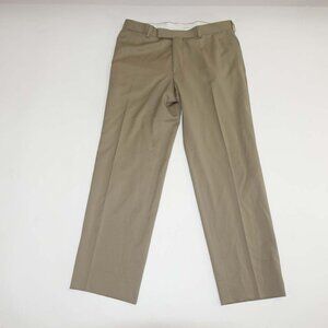 Hugo Boss Men's Dress Pants 36 x 30.5 Tan Beige Classic Rise Flat Front Slacks